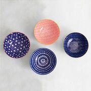   Red and Blue Hues 15,5 KCBOWL15PK4BLU