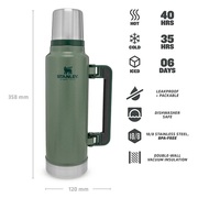 ������ Classic Legendary Hammertone Green 1,4� 10-08265-001