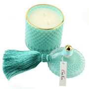  Art Deco Candle in blue 500 GML45005