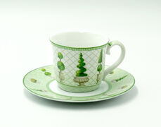 Чашка для чая с блюдцем Topiary 200мл R1174#TOPY