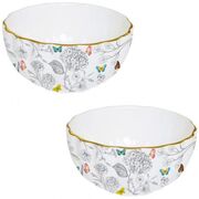 Набір салатників Fleurs et Papillons 12см R1286#FLEP