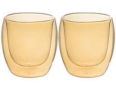 Набор стаканов с двойными стенками Amber 298мл 605-007