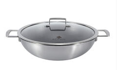 Сковорода Wok с крышкой Infinity 32см KN91678 - в интернет-магазине Мир посуды Сковорода Wok с крышкой Infinity 32см KN91678 - Мир посуды