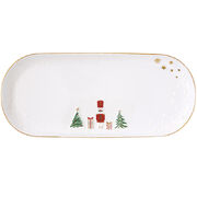 Блюдо овальное Let It Snow 34х15см R1344#LSNO - в интернет-магазине Мир посуды Блюдо овальное Let It Snow 34х15см R1344#LSNO - Мир посуды