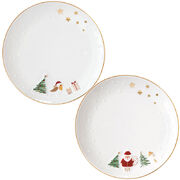 Набор тарелок десертных Let It Snow Santa +Bird 16см R1338#LSNO 2 - в интернет-магазине Мир посуды Набор тарелок десертных Let It Snow Santa +Bird 16см R1338#LSNO 2 - Мир посуды