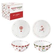 Набор салатников Christmas Twist 15см R3119#CTWI - в интернет-магазине Мир посуды Набор салатников Christmas Twist 15см R3119#CTWI - Мир посуды