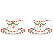 Набор чашек для кофе с блюдцами Magie de Noel 80мл R1797#MNOE - в интернет-магазине Мир посуды Набор чашек для кофе с блюдцами Magie de Noel 80мл R1797#MNOE - Мир посуды