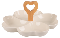 Менажница Heart 23,5см B010381 - в интернет-магазине Мир посуды Менажница Heart 23,5см B010381 - Мир посуды