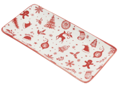 Блюдо прямоугольное Ny Xmas Mood 25,5х13см TRSC-GY5025-P25 - в интернет-магазине Мир посуды Блюдо прямоугольное Ny Xmas Mood 25,5х13см TRSC-GY5025-P25 - Мир посуды