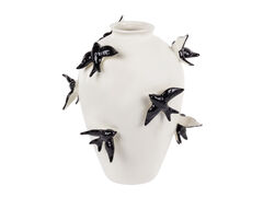 Ваза Ласточки 27,5см 626-009 - в интернет-магазине Мир посуды Ваза Ласточки 27,5см 626-009 - Мир посуды