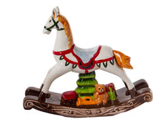 Статуэтка Лошадь Рождественская 19,5см 826-003 - в интернет-магазине Мир посуды Статуэтка Лошадь Рождественская 19,5см 826-003 - Мир посуды