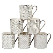 Набор кружек Mosaic Silver 400мл 26545-set - в интернет-магазине Мир посуды Набор кружек Mosaic Silver 400мл 26545-set - Мир посуды