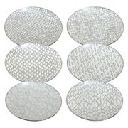 Набор тарелок десертных Mosaic Silver 15см 26547-set - в интернет-магазине Мир посуды Набор тарелок десертных Mosaic Silver 15см 26547-set - Мир посуды