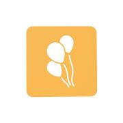 Набор ковриков для декора Воздушные шары 11,9х6,2х0,1см STENCIL PALLONCINO - в интернет-магазине Мир посуды Набор ковриков для декора Воздушные шары 11,9х6,2х0,1см STENCIL PALLONCINO - Мир посуды