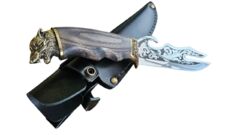 Нож-вилка в кожаном чехле Волка 14см 187-2046 - в интернет-магазине Мир посуды Нож-вилка в кожаном чехле Волка 14см 187-2046 - Мир посуды