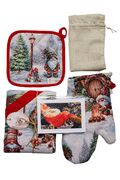 Набор текстиля для кухни Рождественский костер 2251960165010 - в интернет-магазине Мир посуды Набор текстиля для кухни Рождественский костер 2251960165010 - Мир посуды