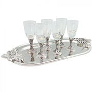 Набор рюмок+поднос 50мл 460-4161u - в интернет-магазине Мир посуды Набор рюмок+поднос 50мл 460-4161u - Мир посуды