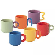 Набор чашек для кофе Creative -Coloured- 100мл R1742#CRCC - в интернет-магазине Мир посуды Набор чашек для кофе Creative -Coloured- 100мл R1742#CRCC - Мир посуды