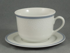 Набор чашек для чая Opal Голубые пластинки 350мл
