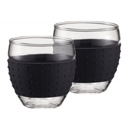Набор стаканов Pavina черный 350мл 11185-01