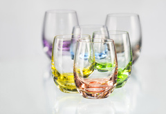 Набор стаканов для воды Viola Rainbow 300мл 25180/D4662/300/6