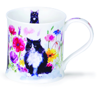  Wessex Flower cats Black and White 300 -  
