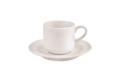 Чашка кофейная с блюдцем Ambience White 90мл 7976_21/22