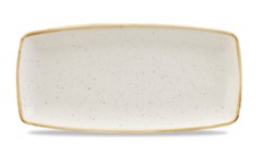 Тарелка прямоугольная Stonecast White Speckle 29,9х15см SWHSOP111