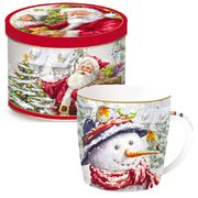  Christmas Time Santa & Snowman 350 R0117#CTSS/2 -  
