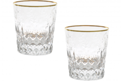 Склянки для віскі Gallia Gold 230мл 108963