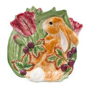 Тарелка десертная Кролик в траве 25см 80195