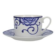 Чашка для чая с блюдцем Cole Collection Bold Floral 290мл VA5237144