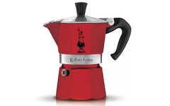 Гейзерная кофеварка на 3 чашки Moka express colour Red 135мл 4942
