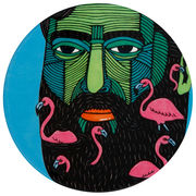 ϳ   Mulga The Artist Flamingo Man 10 DU0194 -  