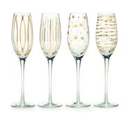 Набор бокалов для шампанского Cheers gold 210мл 5140630
