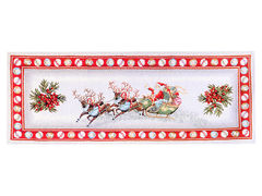 Ранер гобеленовий з люрексом Різдвяна колекція 40х100см 716-005