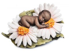 Скульптура декоративная Спящий младенец 07-1120