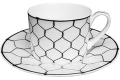 Чашка для чаю з блюдцем Ferri 180мл 2-52