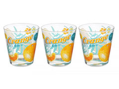 Набор стаканов для напитков Апельсин 250мл 650-631