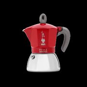 Гейзерная кофеварка на 6 чашек Moka Induction Red 280мл 6946