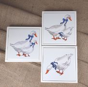 Подставка-картинка Гуси 15х15см ПК15/15Г - в интернет-магазине Мир посуды Подставка-картинка Гуси 15х15см ПК15/15Г - Мир посуды