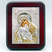Икона Богородицы Сладкое Лобзание 14х18см 813-1396