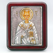 Икона Святой Николай Чудотворец 19х16см 813-1436