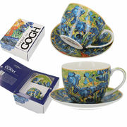 Чашка для чая с блюдцем Ван Гог Ирисы 250мл 830-8205