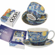 Чашка для чая с блюдцем Ван Гог Подсолнухи 250мл 830-8210