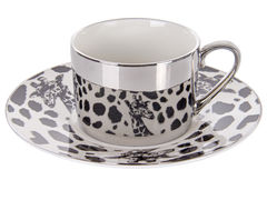 Чашка для чаю з блюдцем Жираф 250мл 975-048