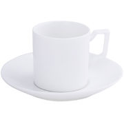 Чашка для кофе с блюдцем Maestro White 90мл 4850_432/433