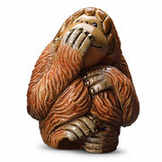 Скульптура Орангутан: ничего не говорю 8х5х9см 795-0203H