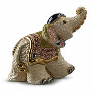 Скульптура Белый индийский слоненок 8х5х7см 795-0387B