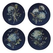 Набор тарелок салатных Синие Цветы Богемии 23см 37101-set